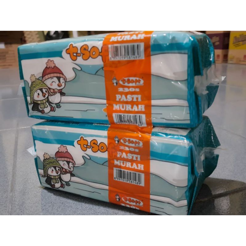 Tissue T-SOFT premium 230 sheet