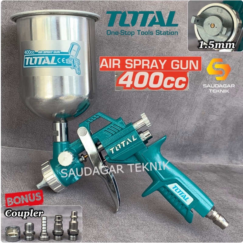 Spray Gun Tabung Atas 400 ML TOTAL Alat Cat Semprot 400ML