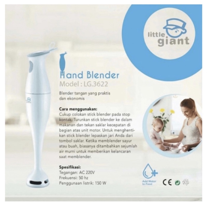 Little Giant Hand Blender | Blender Tangan Makanan MPASI Bayi