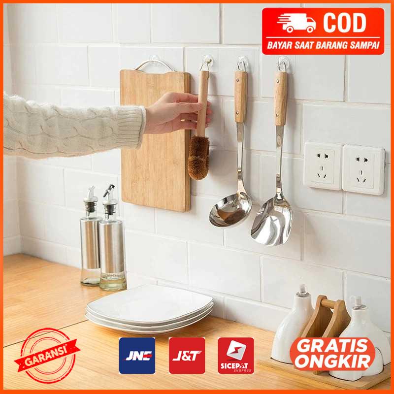 Rak Gantungan Hook Wall Hanger Organizer Adhesive 10PCS TC22