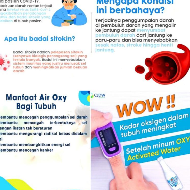 

Ready Air OXY CJDW Activated Drinking Water Oxygen Dus Isi 24 x 470 ml 8KL