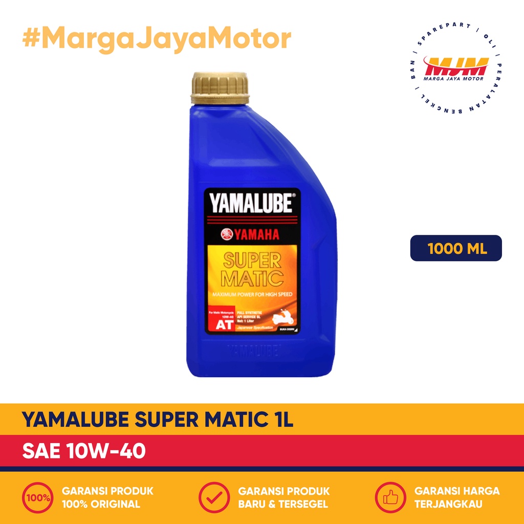 Yamalube Super Matic 10W/40 1000ml Yamaha Oil 1L