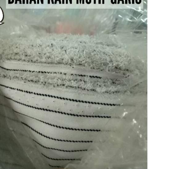 BAHAN KAIN BSY SALUR MOTIF GARIS STRIPE / KAIN KATUN MOTIF GARIS SALUR/ KAIN KAOS BAJU (YARD)