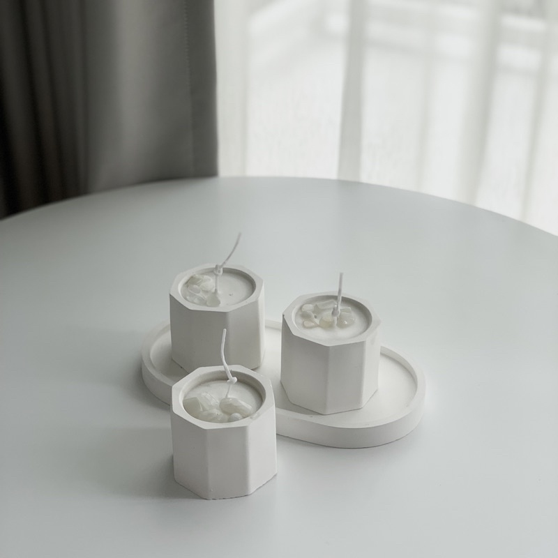 Scented Candle with Crystal Healing Chakra Awakening by Madame Berdin | Lilin Aromaterapi dengan batu kristal | Scented candle Christmas Hampers Lilin Natal Relaxing Kado Valentine