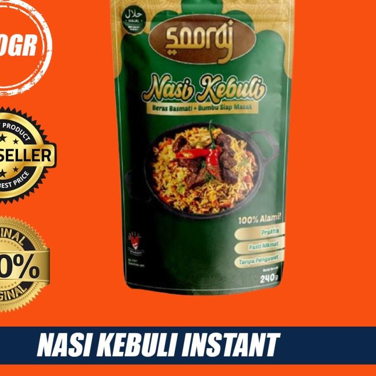

Grosiran Murah M&G Nasi Kebuli Instan 240gr, Beras Basmati dengan Bumbu Siap Masak buruan