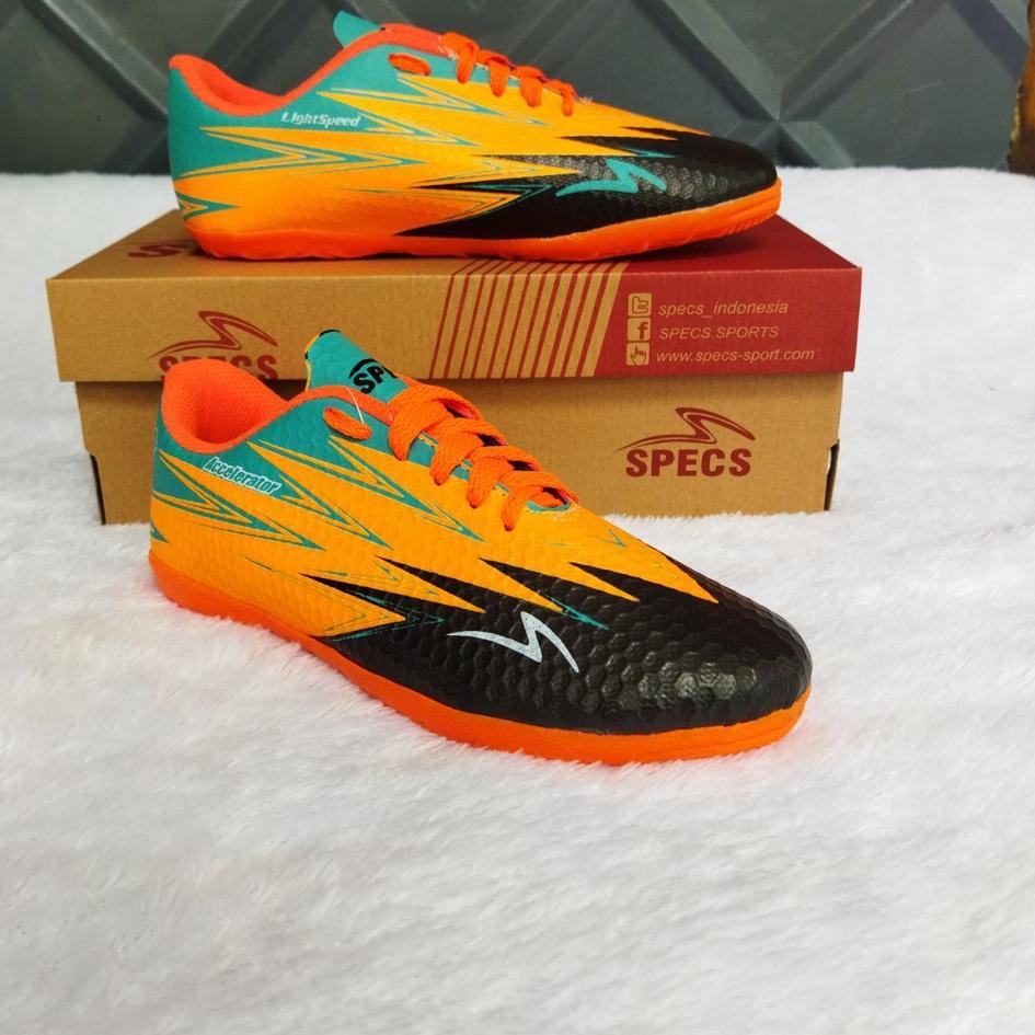Murah Luar Biasa Sepatu Futsal Anak Specs Dragon Fire Api Biru Merah. Sepatu Olahraga Pria Bola Term