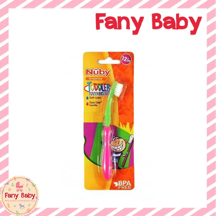 NUBY GROOMING TODDLER TOOTHBRUSH 12M+