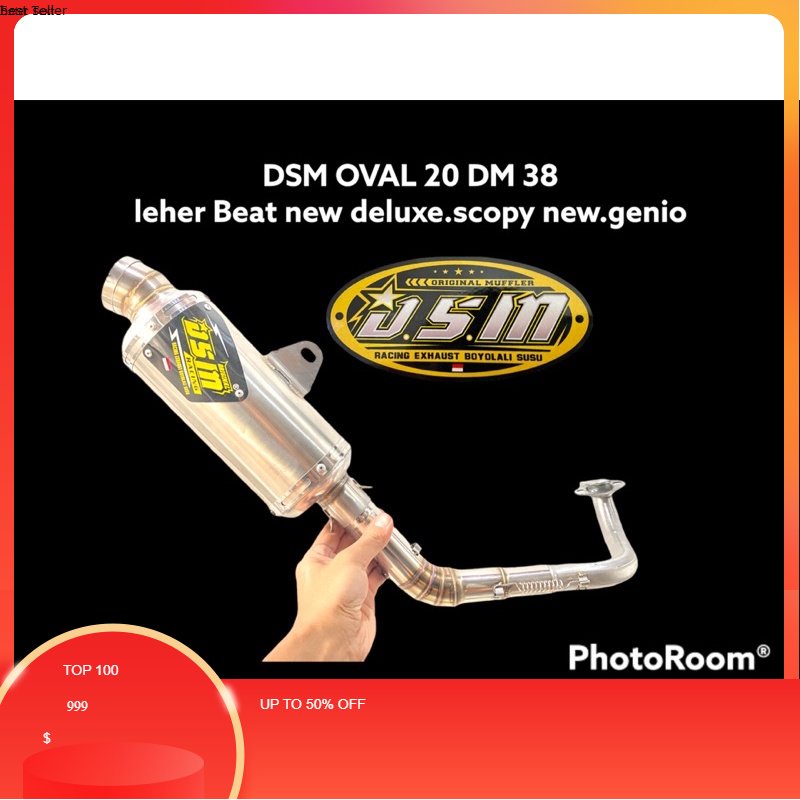 TERLARIS Knalpot Dsm Leher Beat new deluxe leher scopy new Leher genio