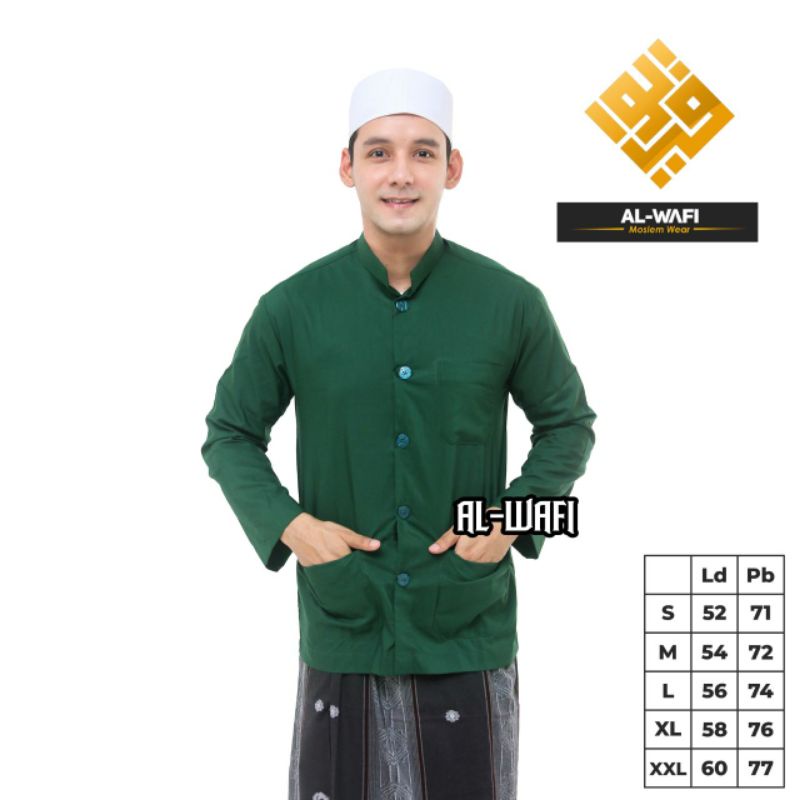 BAJU KOKO AS SAHIH POLOS PUTIH KOKO HABAIB KOKO HAIBAH KOKO AS SHAHIH