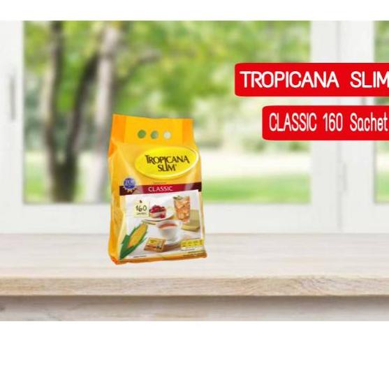 

READY ✅TROPICANA SLIM SWEETENER CLASSIC 160 SACHET / GULA TROPICANA SLIM / GULA DIET SEHAT RENDAH KALORI|RA8