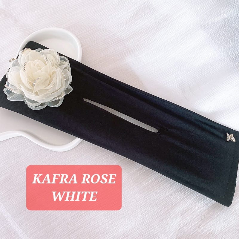 KAFRA ROSE BOW CEPOL RAMBUT KONDE SANGGUL AKSESORIS FASHION KOREA IMPORT PERNAK PERNIK