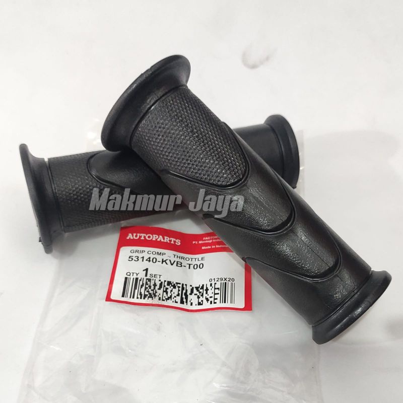 Grip Handgrip Sarung Gas Original Honda Model Standar Motor Honda Beat Vario Scoopy Supra Pcx Dll