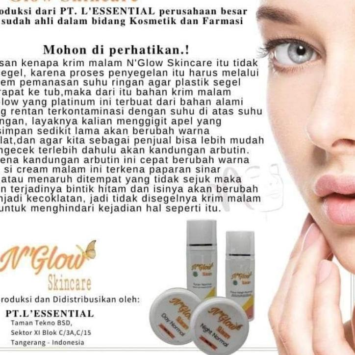 Asli N GLOW SKINCARE/n glow skincare paket skincare n glow ecer  n'glow original ter Terpercaya