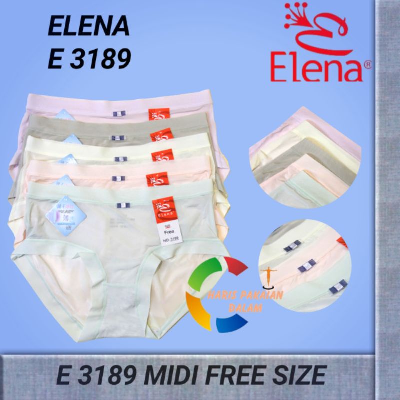 Celana Dalam Wanita Elena E 3189 Free Size isi 1 Pcs