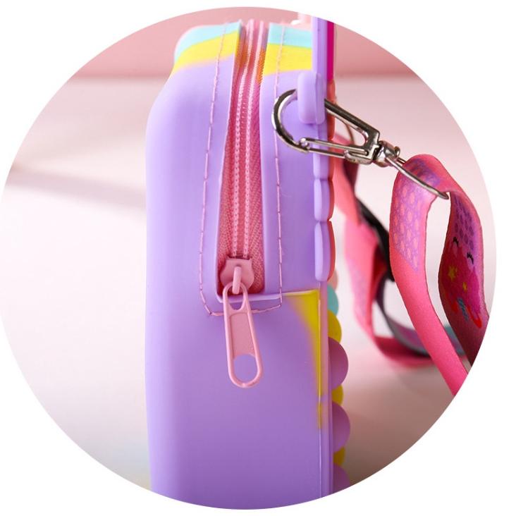 "KYB.18Oc22ᴹ" Pop It Wallet Unicorn Cross Bag - Tas Anak Pop It Mini Sling Bag