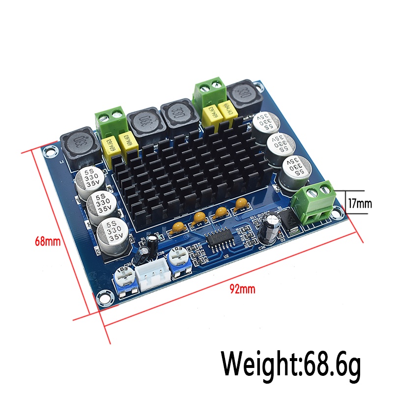 【XH-M543 2*120W】Kit Power Amplifier Class D Subwoofer/Modul Penguat Audio