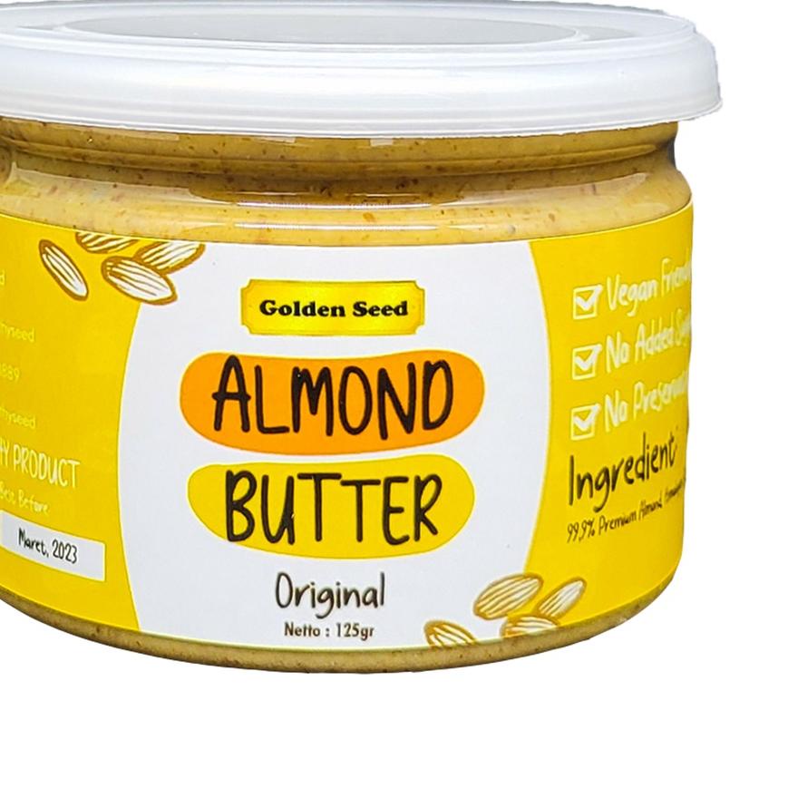 

Paling Baru SELAI ALMOND PREMIUM 125 GRAM - ALMOND BUTTER SUGAR FREE - GLUTEN FREE - VEGAN RT4,,