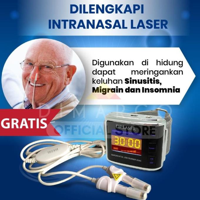 Dr. Laser Perfect 10 Jam Laser Kesehatan Terapi Diabetes Kolestrol