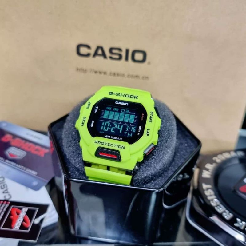 Jam Tangan GBD200 Gshock Terlaris Rubber Free Paper Bag Box Garansi