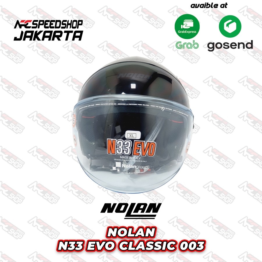 helm Motor Nolan N33 Evo Classic 003 Helmet Motor Half face