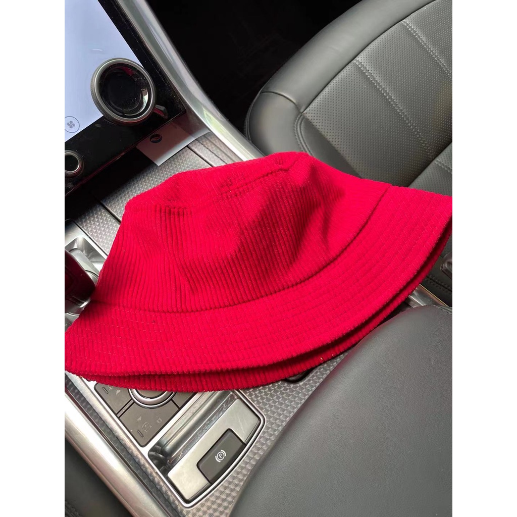 Topi Nelayan corduroy Gaya Korea Untuk Musim Gugur Dan Dingin