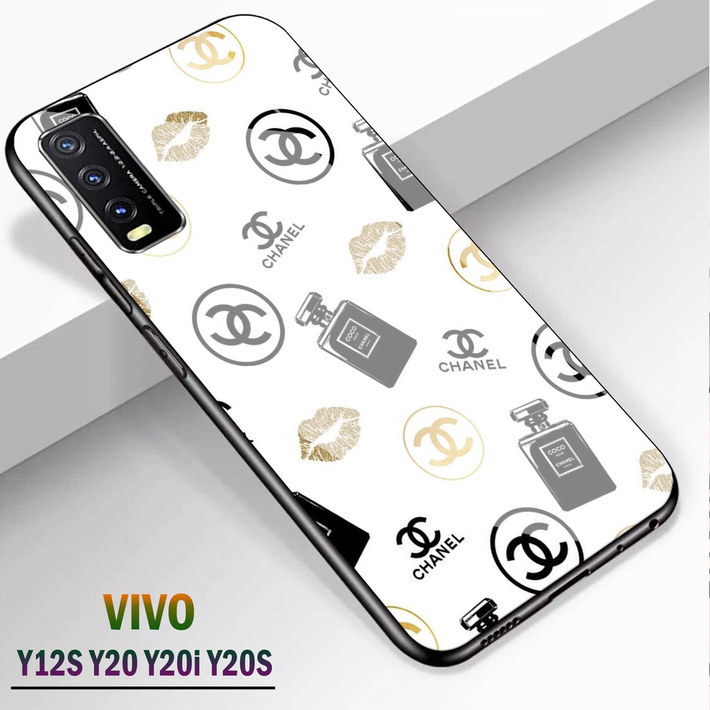 Softcase kaca VIVO Y12S Y20 Y20i Y20S - Case Handphone VIVO Y12S Y20 Y20i Y20S [T46].