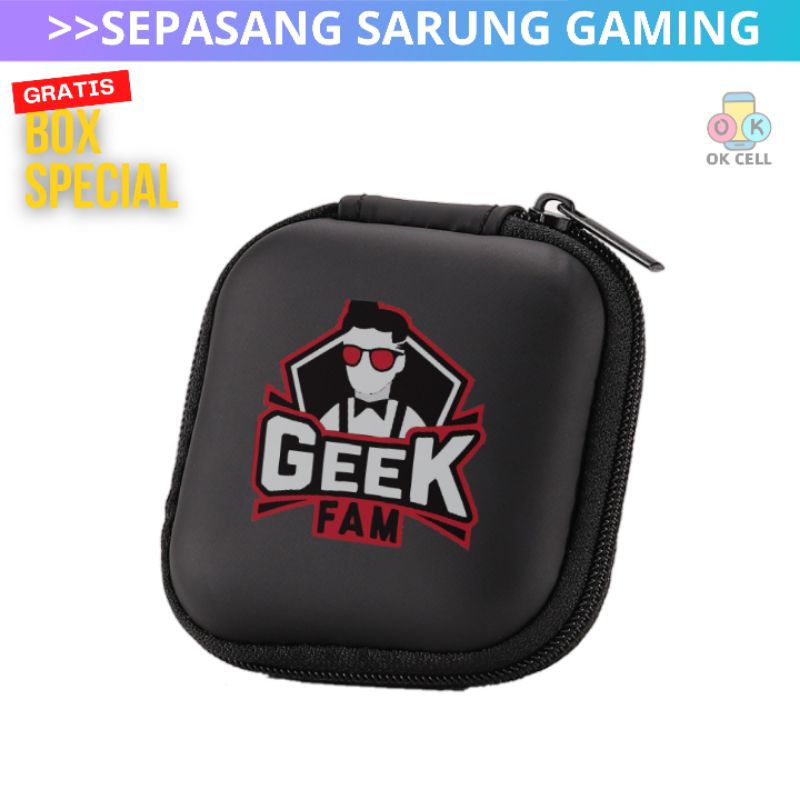 GEEK ESPORT Sarung Tangan Jari Jempol Game Gaming Gamers Anti Keringat Sensitif Premium