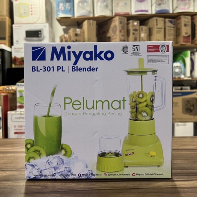 Blender Miyako BL-301 PL/AP - Garansi Resmi, Original, Awet,Grosir Harga Termurah 101PL 101 PL Hijau 301PL