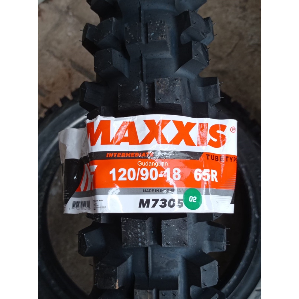 ( RING 18 ) MAXXIS TRAIL 120 / 90 - 18 M7305 Ban Luar Motor Trail Offroad LOKAL ORIGINAL