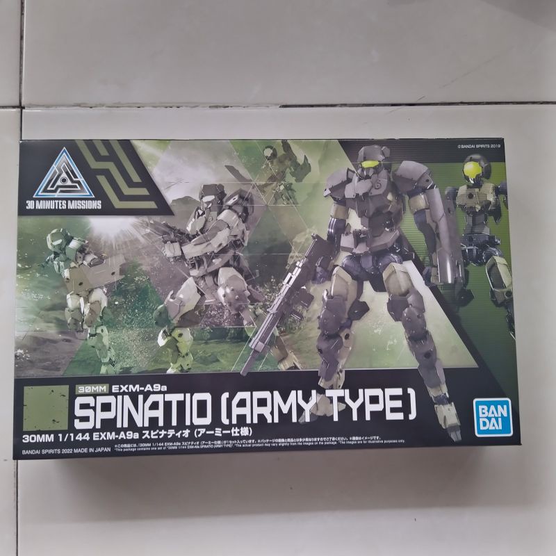 30MM EXM-A9A SPINATIO ARMY TYPE BANDAI 1:144