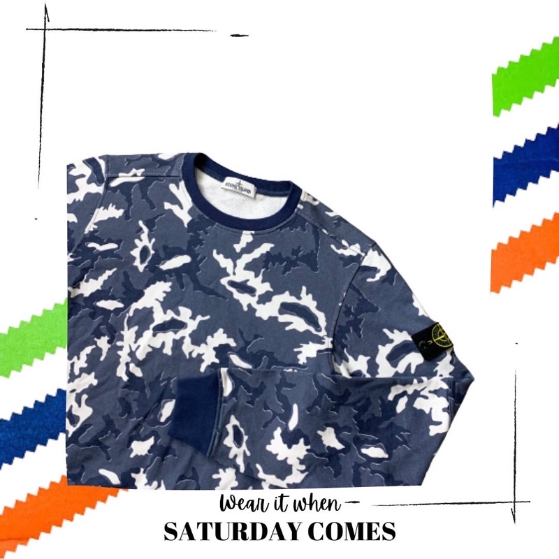 Stone Island Junior Crewneck Camo
