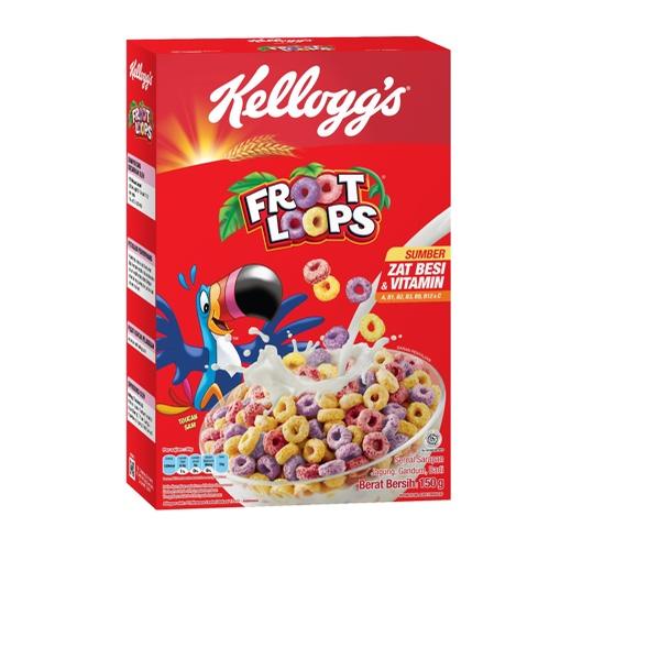 

ㅰ Kellogg's Breakfast Cereal Froot Loops 150g NEW ARRIVAL 2692 ✤