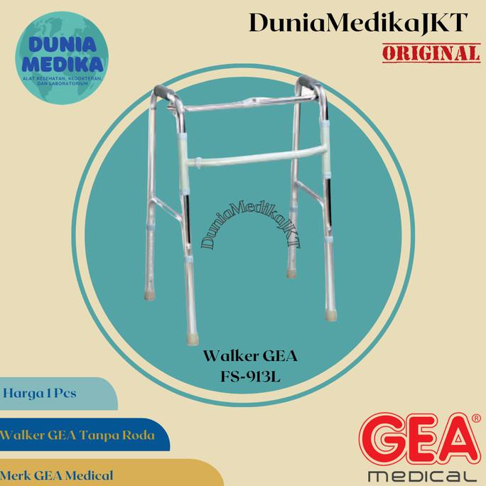 Walker Alat Bantu Jalan GEA FS913L / Walker GEA Tanpa Roda