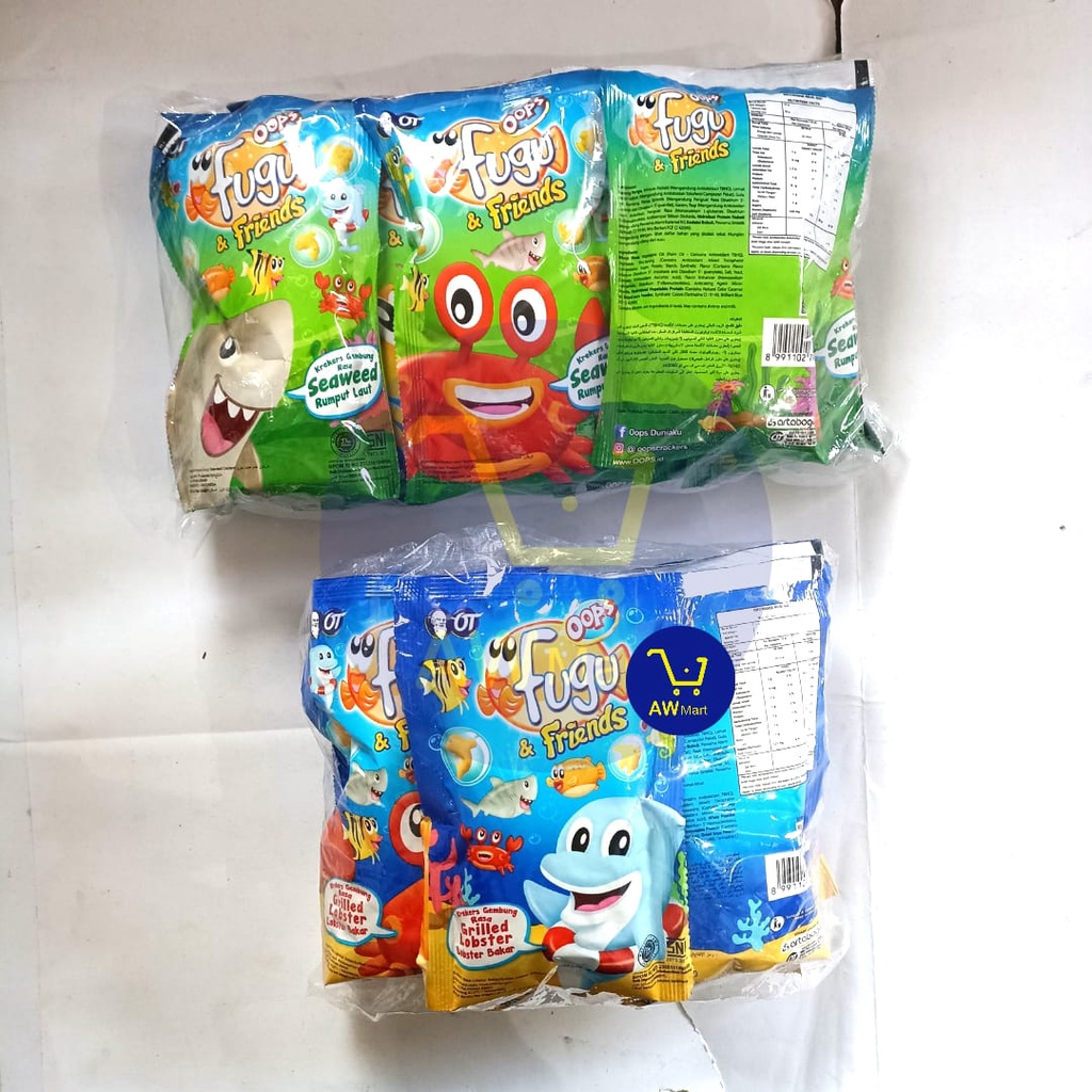 FUGU PER PAX ISI ( 1O PCS X 12 GRAM ) - CIKI SNACK CRACKERS