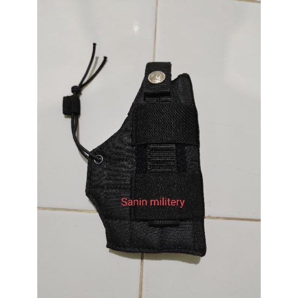 Sarung pistol holster jatah Polri / Tempat pistol jatah polri / Holster / Sarung Holster