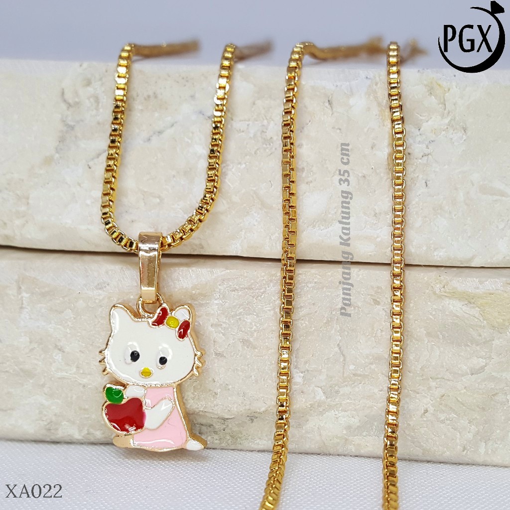 PGX Kalung Anak Perempuan Xuping Lapis Emas Aksesoris Fashion Perhiasan Premium - XA031