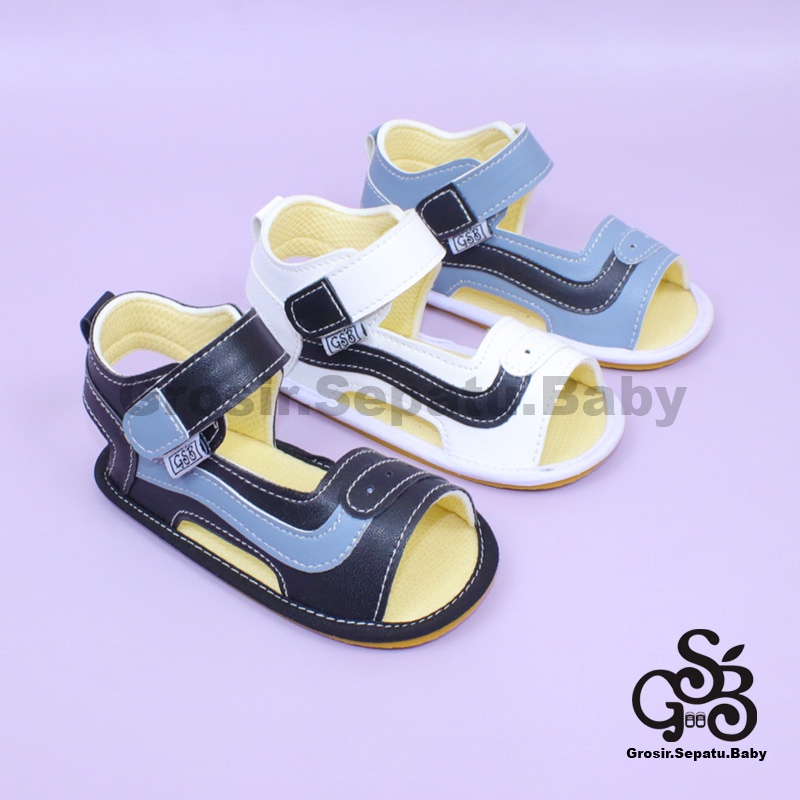 sepatu bayi sendal bayi sandal bayi laki laki perempuan prewalker bayi  umur 2 - 12 bulan model casual S07 polos ringan  fleksibel &amp; Anti Slip