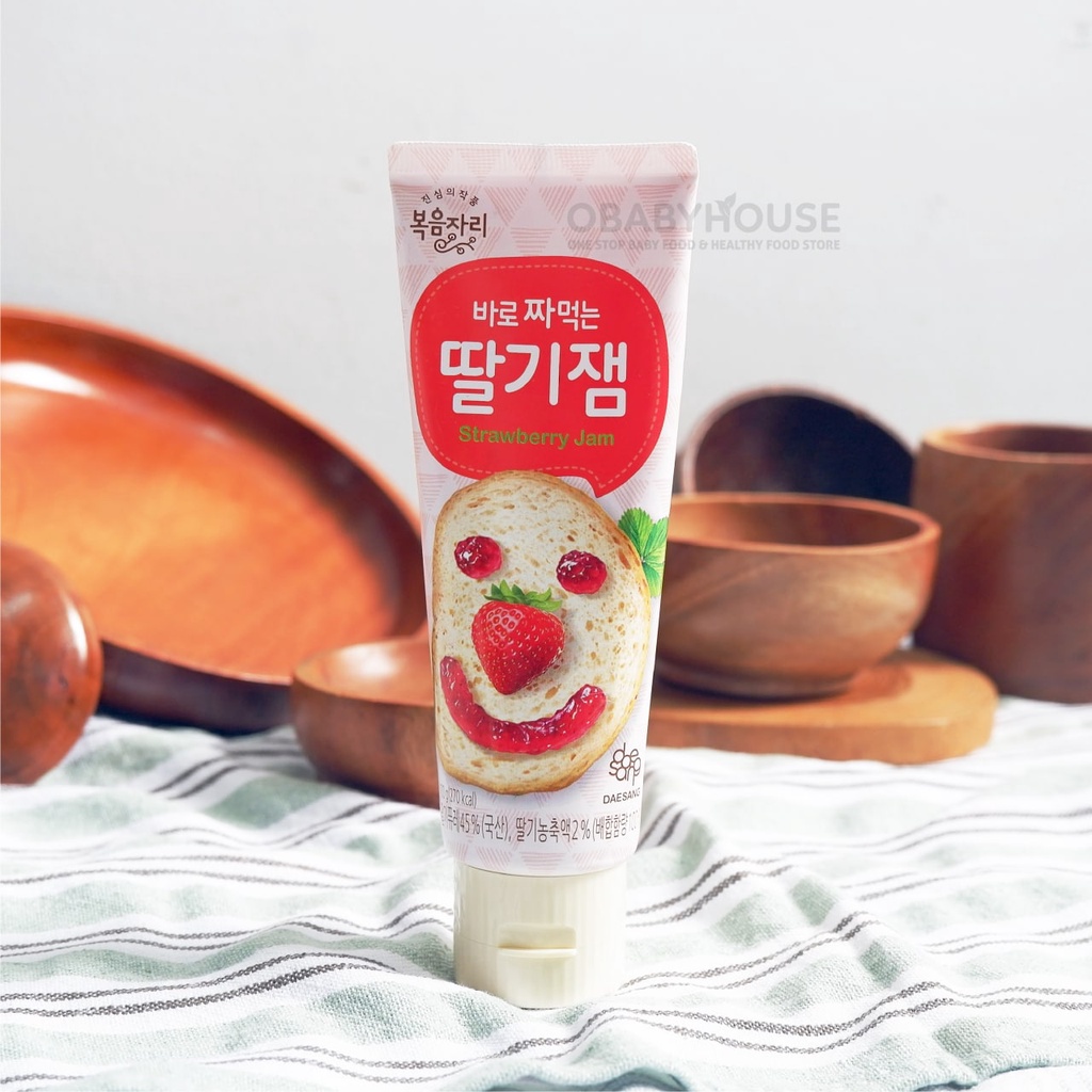 Korean Kids Jam / Fruit Jam / Selai MPASI 100 gr - Strawberry Jam