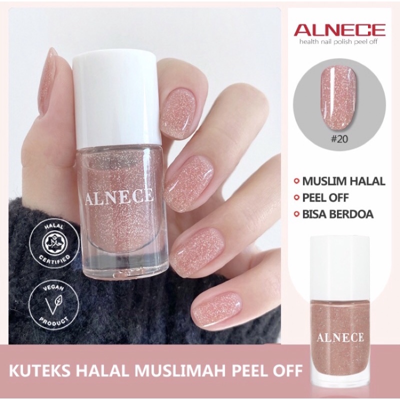 ALNECE KUTEK | Kutek Peel Off | Kutek Halal | Kuteks/Cat Kuku Halal