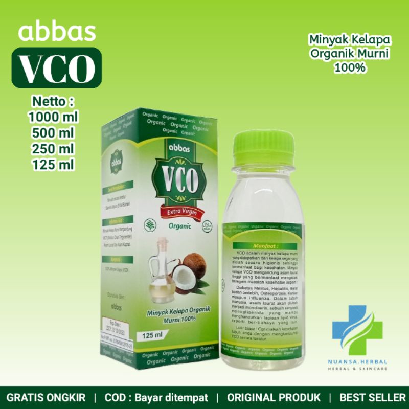 VCO ABBAS | Minyak Kelapa original 100%