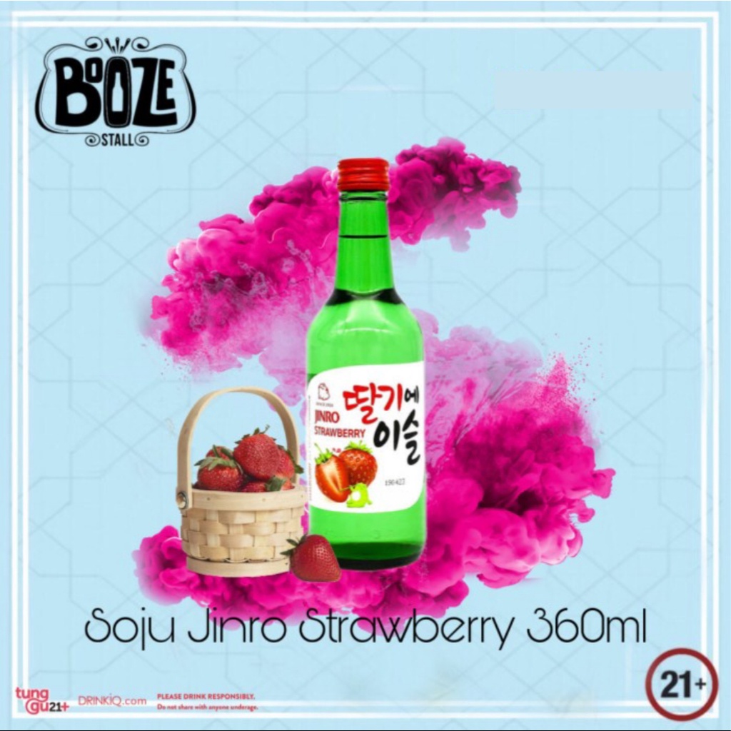 Soju Jinro Strawberry 360ml