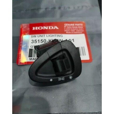 TOMBOL LAMPU/SAKLAR LAMPU ON/OFF REVO 110 ABSOLUTE/BLADE/VARIO TECHNO TOMBOL saklar LAMPU DEPAN BLAD