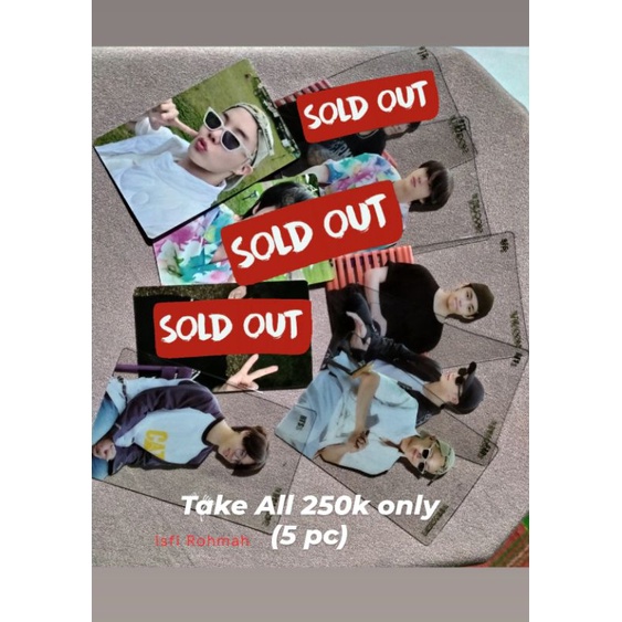 BTS In the soop S2  photocard (PC) OFFICIAL