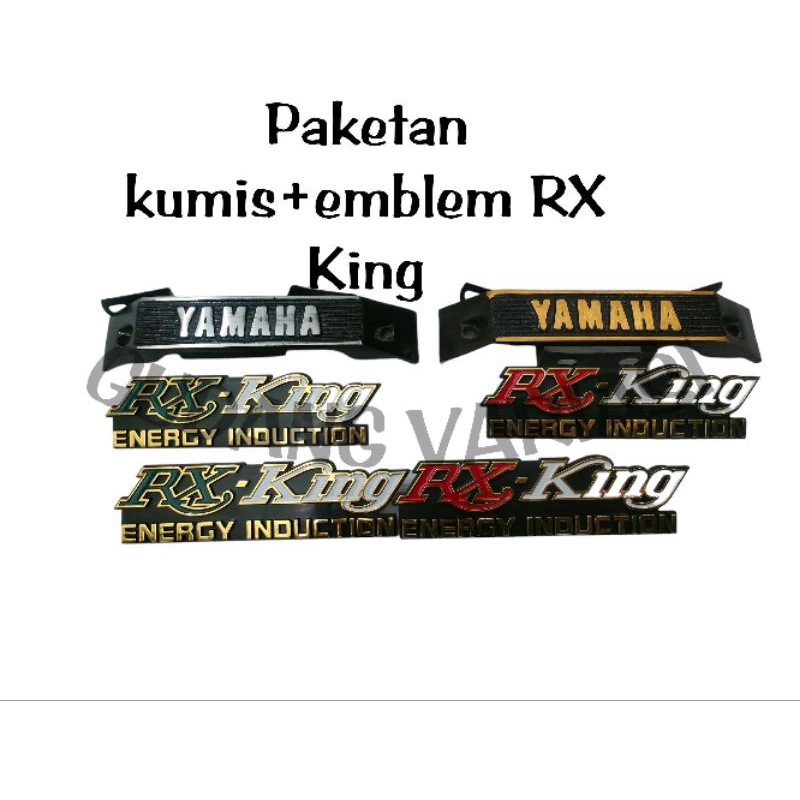 Emblem Logo motor yamaha dan rx king di body original