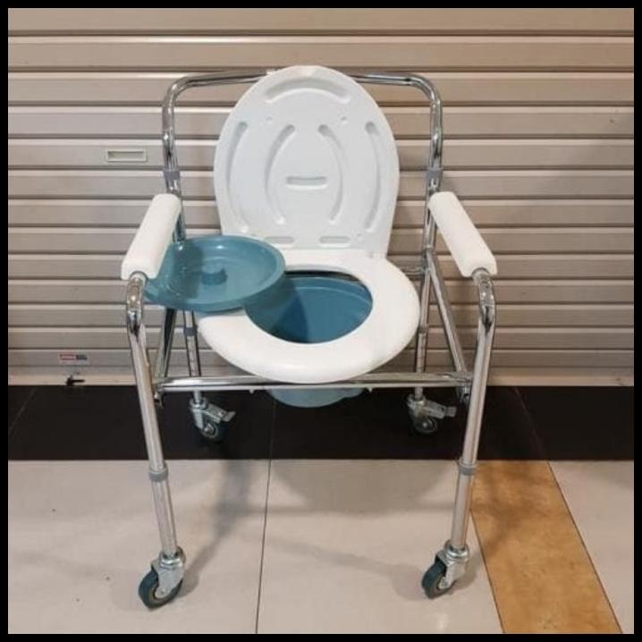 Kursi Roda Bab Commode Chair Dengan Roda Sella/Gea/Kursi Bab