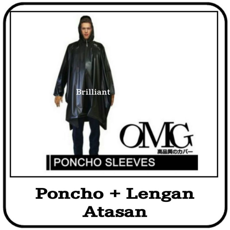 Jas Hujan OMG - Poncho / Poncho + Lengan / Poncho 2 Kepala / Jaket + Celana