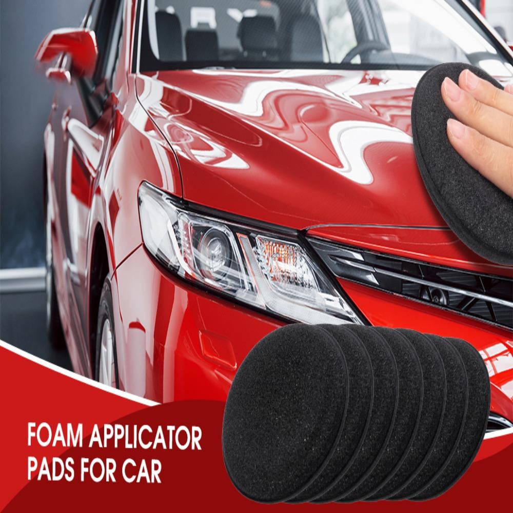 Preva 12PCS Spons Busa Mobil Waxing Sponge Cleaning Pads Wax Aplikator Pads Polishing Pads