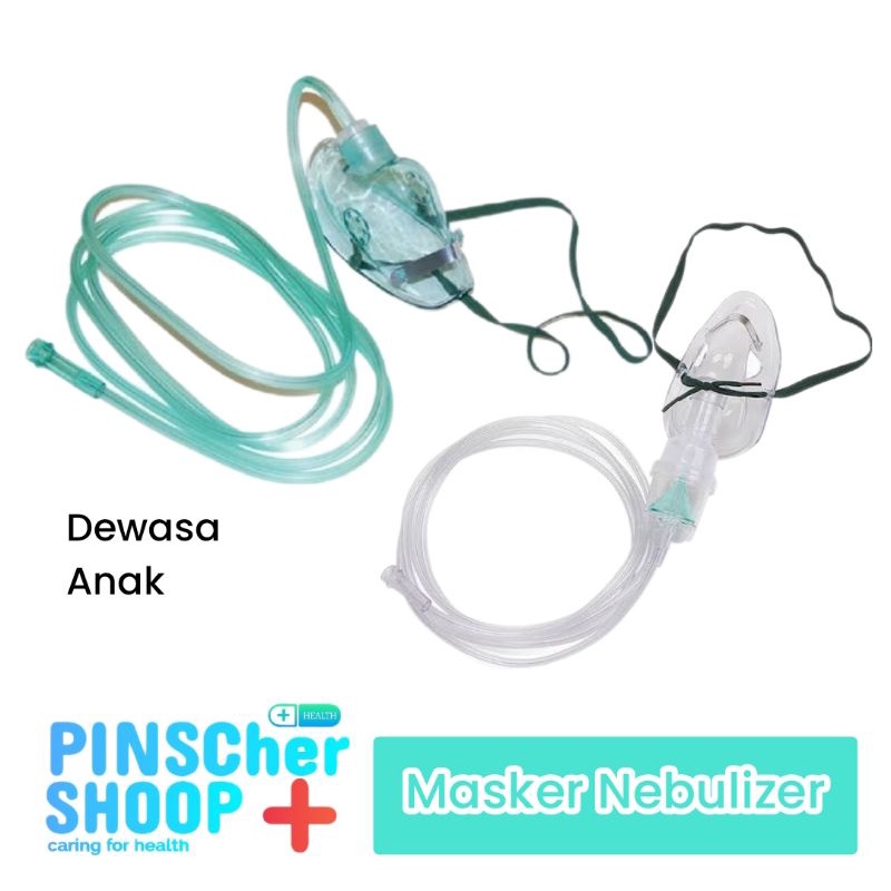 MASKER NEBULIZER SET MASK NEBUL ANAK DEWASA SATUAN