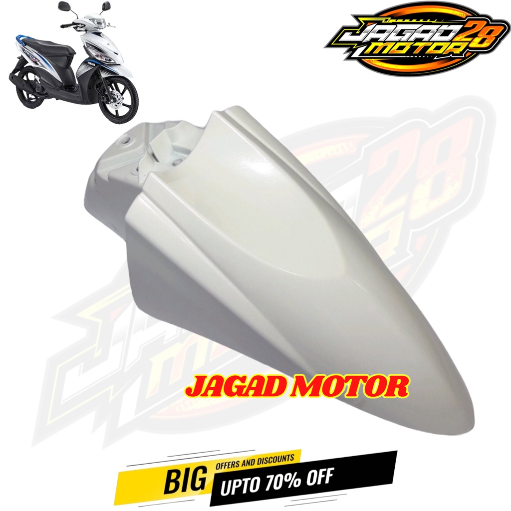 Spakbor Depan Yamaha Mio J Putih / Sepakbor Depan Yamaha Mio J Putih / Slebor Selebor Depan Yamaha Mio J Putih