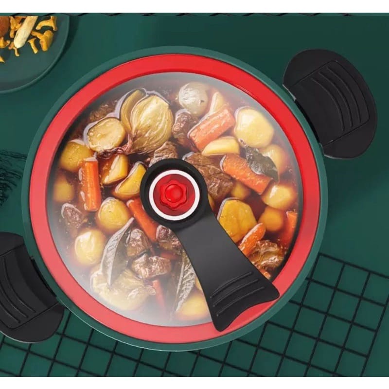 PANCI PRESTO 3.5 LITER TEFLON PRESSURE COOKER POT ANTI LENGKET